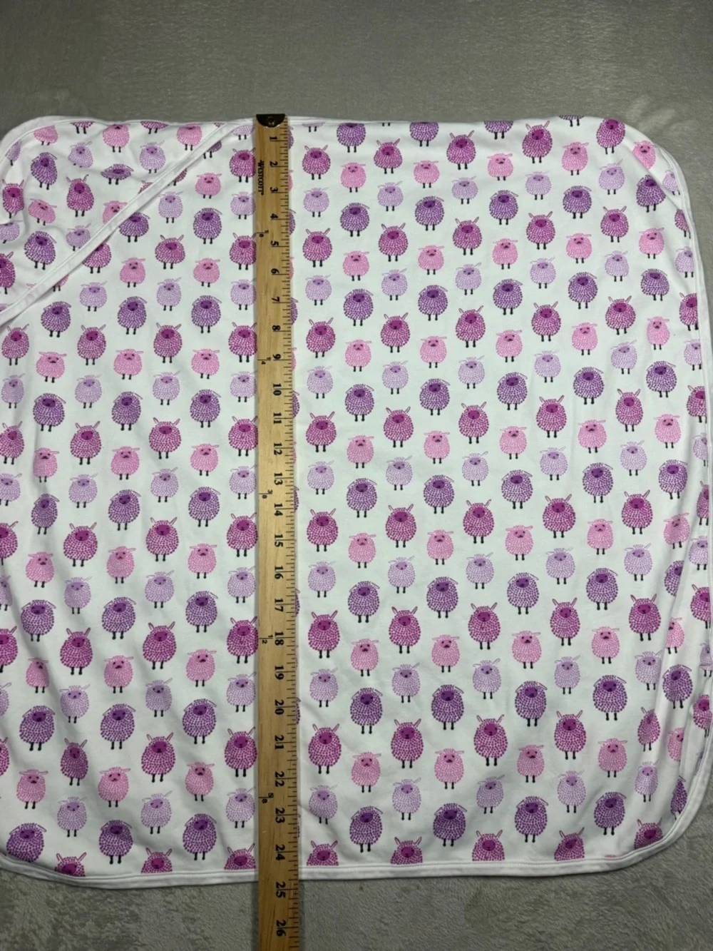 Roberta Roller Rabbit Roberta Freyman 100% Pima Cotton Sheep Receiving Blanket